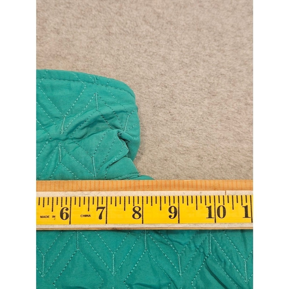 SOUTHERN LADY | Teal Green Quilted Full-Zip Lightweight Jacket - Size S - Picture 10 of 14